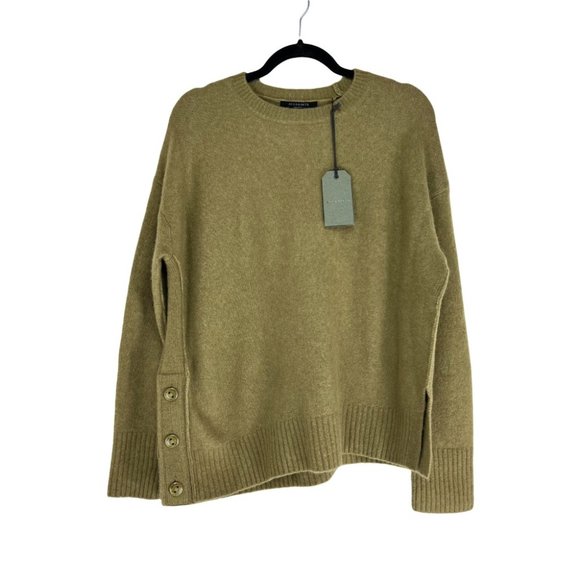 Nwt All Saints Rufa Jumper Khaki Crew 